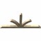 Ekena Millwork Richland Rough Sawn Timber Gable Bracket, Douglas Fir, 108"W x 49"H x 6"D x 6"F, 11/12 Pitch GBW108X49X0606RIC00RDF - alternate 4